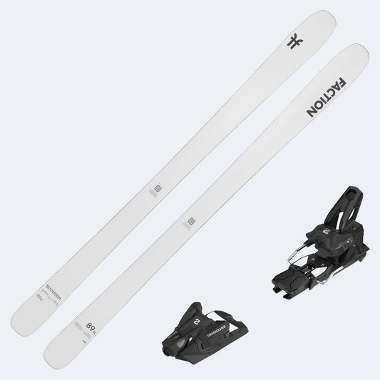 2027 Faction Dancer 89 Ti Skis with Salomon Strive 14 GW Bindings