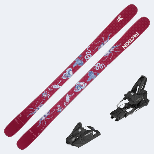 2027 Faction Prodigy 1 Capsule Skis with Salomon Strive 14 GW Bindings