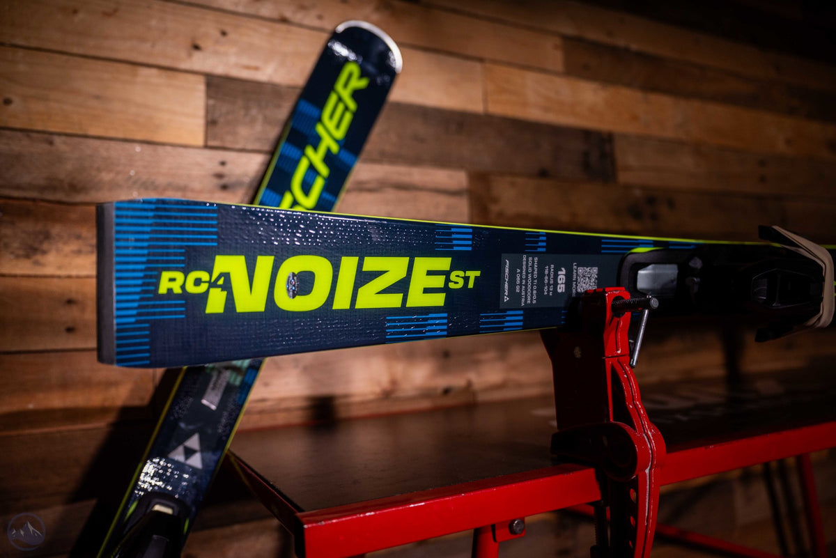 2027 Fischer RC4 NOIZE ST M-Track Skis w/ RC4 Z12 GW Powerrail Bindings