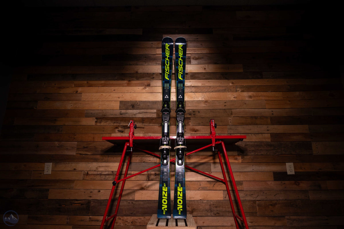 2027 Fischer RC4 NOIZE ST M-Track Skis w/ RC4 Z12 GW Powerrail Bindings
