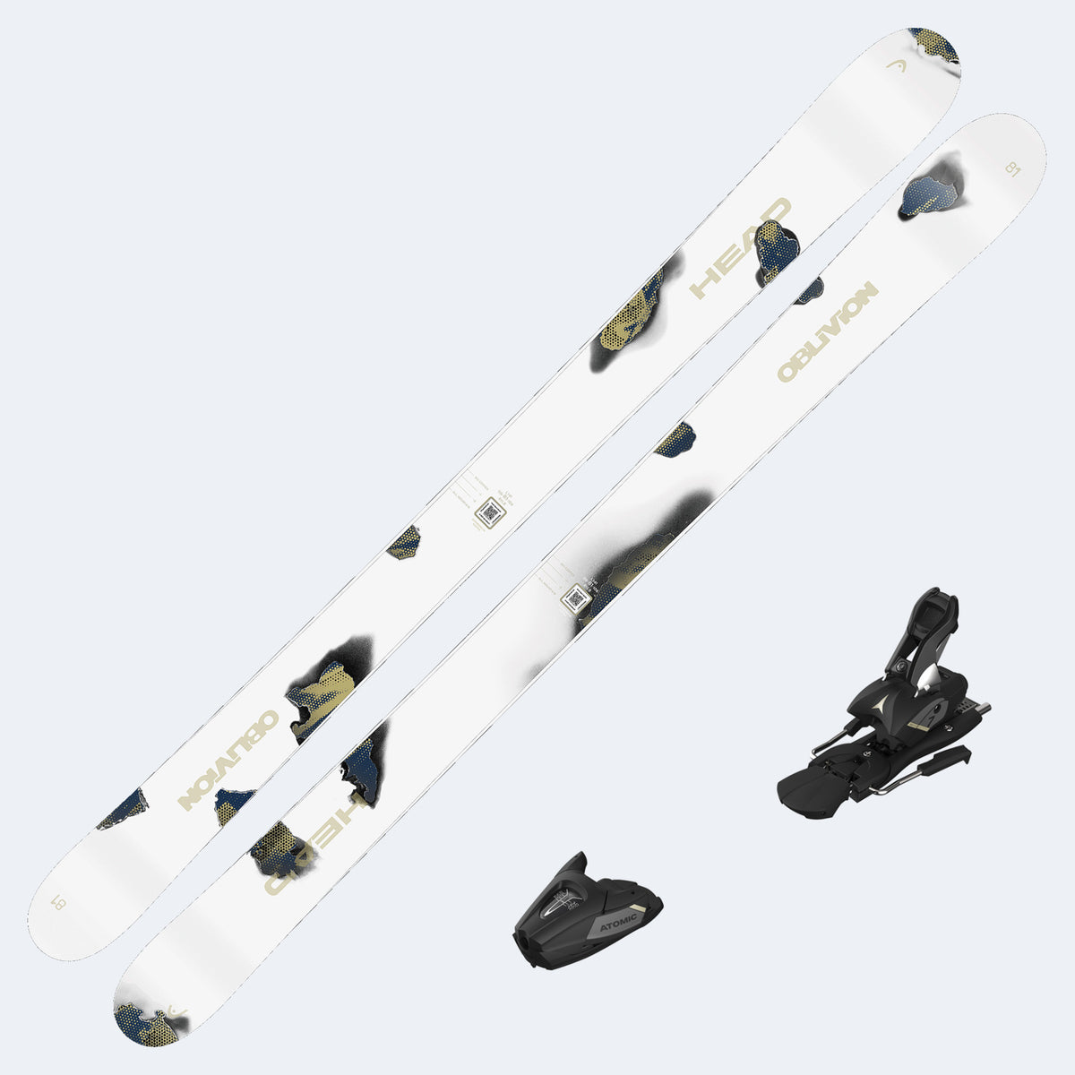 2027 Head Oblivion Jr Skis with Atomic Colt 7 Bindings
