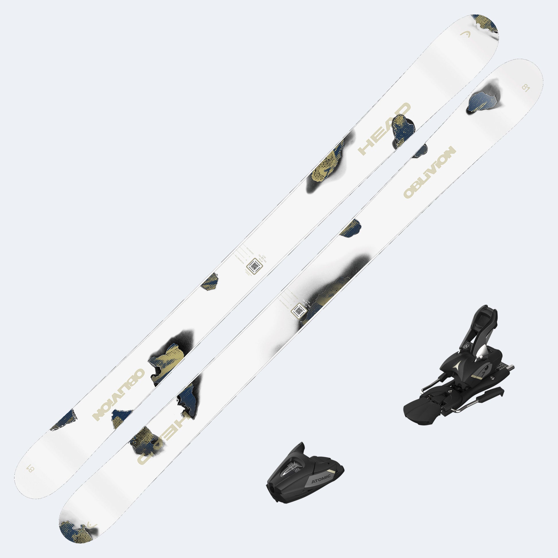 2027 Head Oblivion Jr Skis with Atomic Colt 7 Bindings