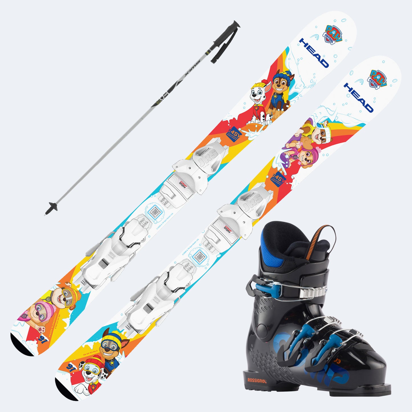 2027 Head Paw Patrol JRS Junior Skis with  Comp J Boots and Poles