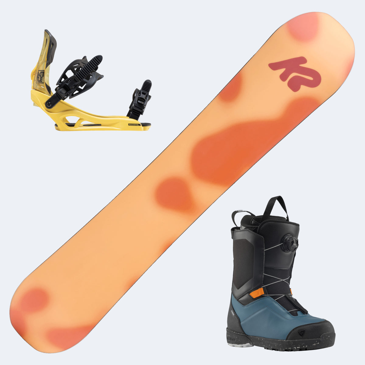 2027 K2 Snowboard with Rossignol  Boots and Bindings