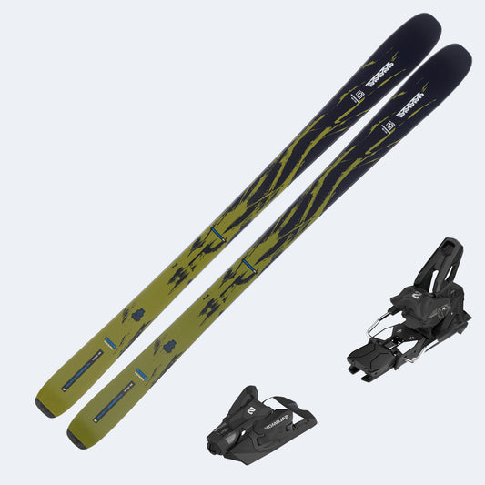 2027 K2 Mindbender 90 Skis with Salomon Strive 14 GW Bindings