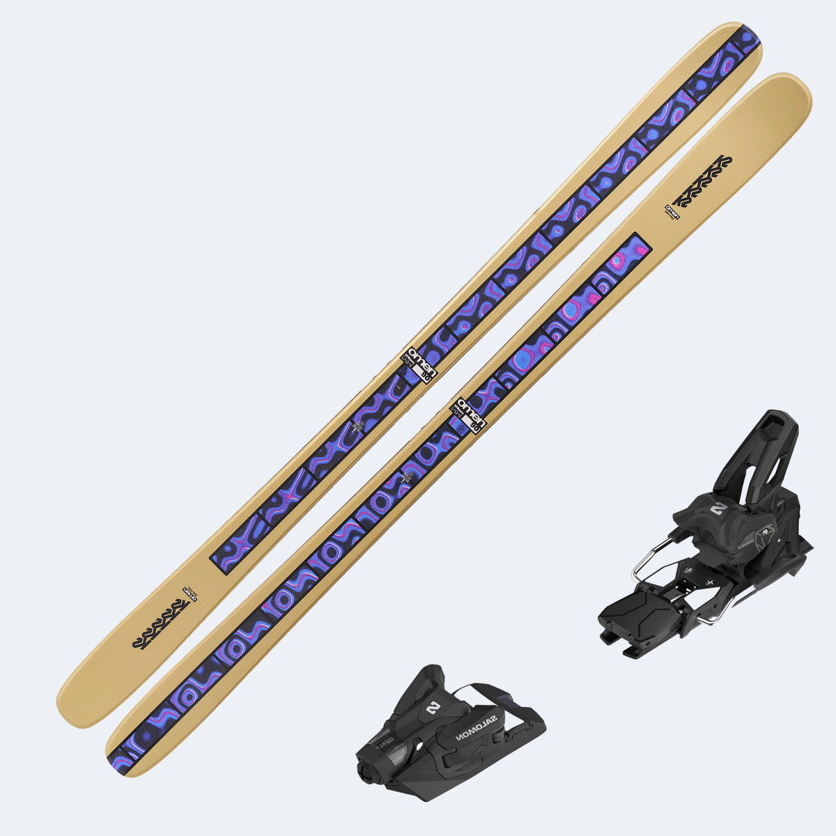 2027 K2 Omen 90 Skis with Salomon Strive 14 GW Bindings