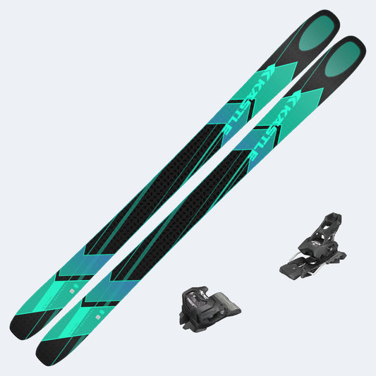 2027 Kastle Transcend 104 Skis with Tyrolia Attack 14 GW Bindings