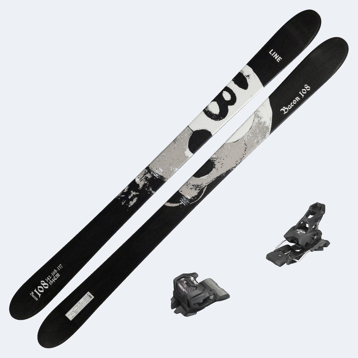 2027 Line Bacon 108 Skis with Tyrolia Attack 14 GW Bindings