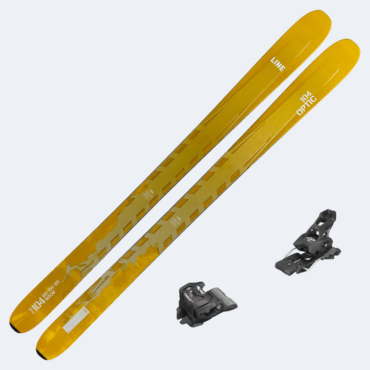 2027 Line Optic 104 Skis with Tyrolia Attack 14 GW Bindings