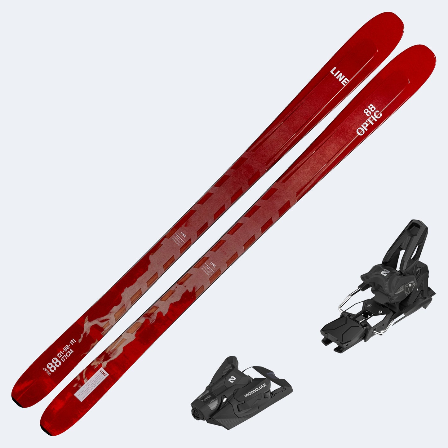 2027 Line Optic 88 Skis with Salomon Strive 14 GW Bindings