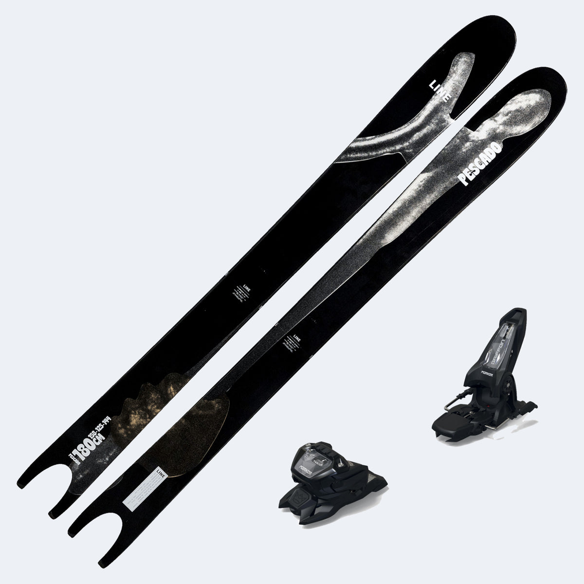 2027 Line Pescado Skis with Marker Griffon 13 ID Bindings