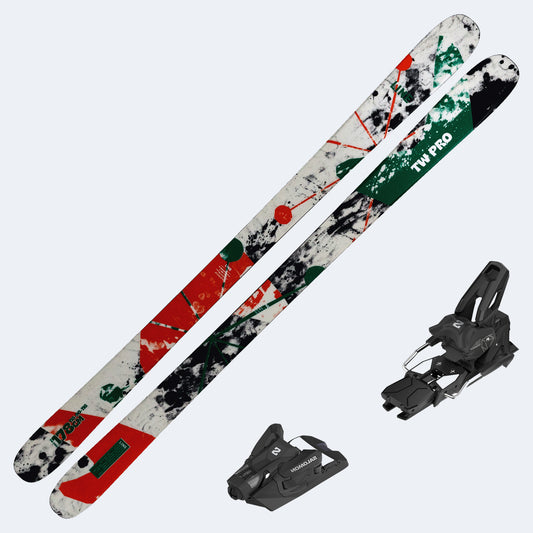 2027 Line Tom Wallisch Pro Skis with Salomon Strive 14 GW Bindings