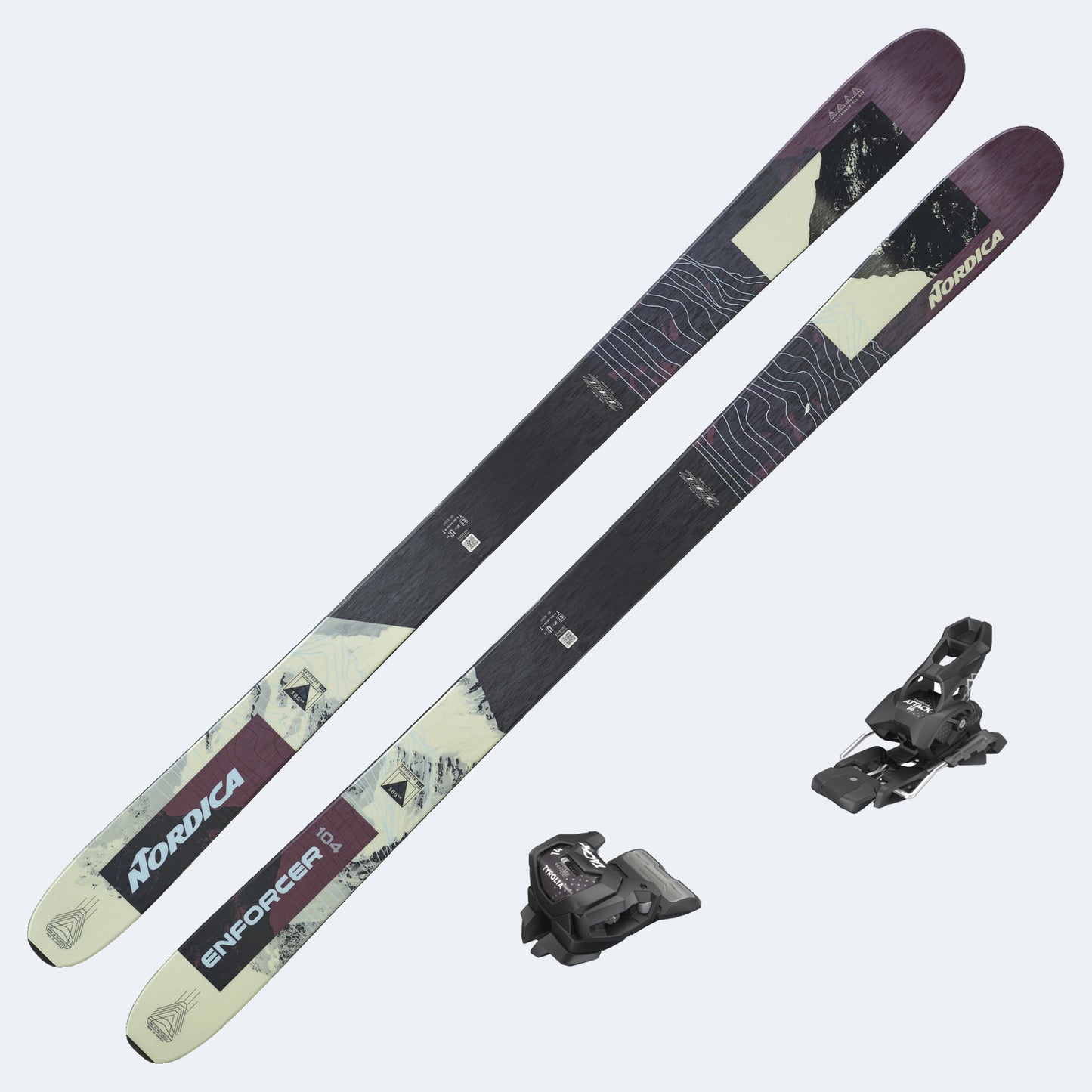 2027 Nordica Enforcer 104 Skis with Tyrolia Attack 14 GW Bindings