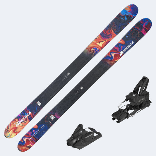 2027 Nordica Unleashed 114 Skis with Salomon Strive 14 GW Bindings