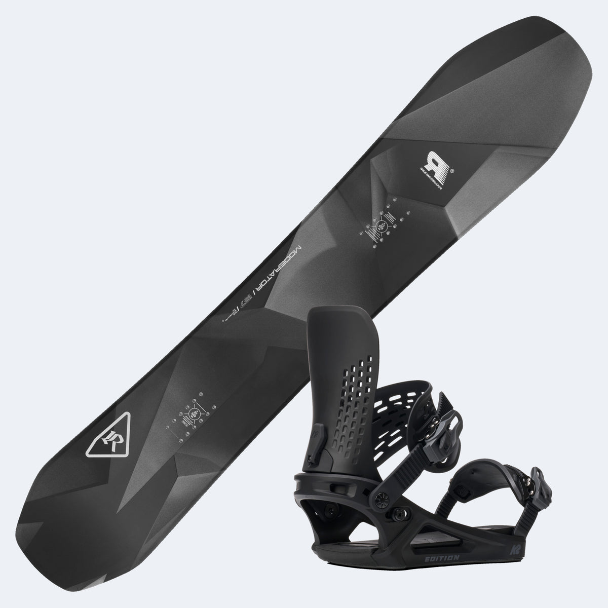 2027 Ride Moderator Snowboard with K2 undefined Bindings