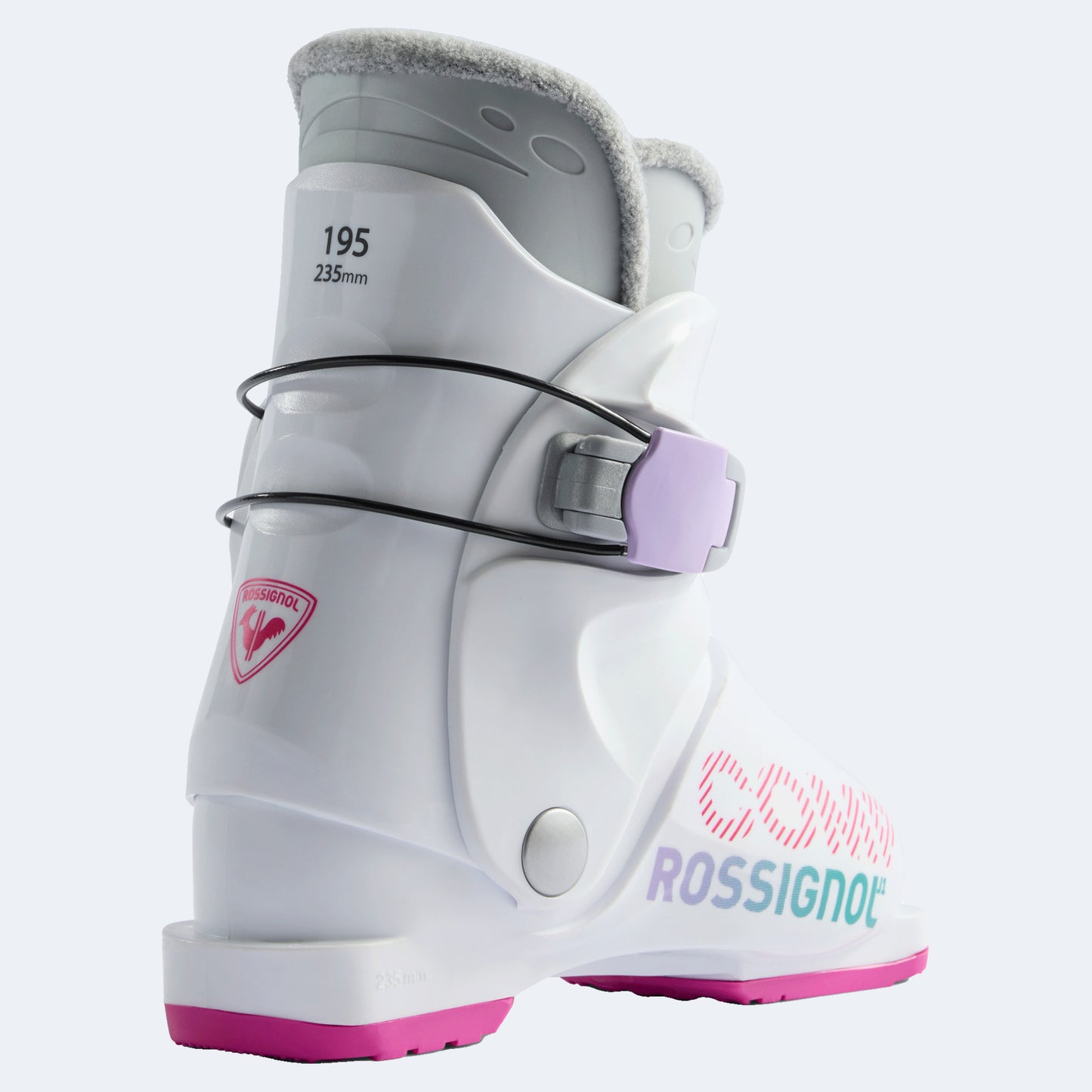 2027 Rossignol Comp J1 White Junior Ski Boots
