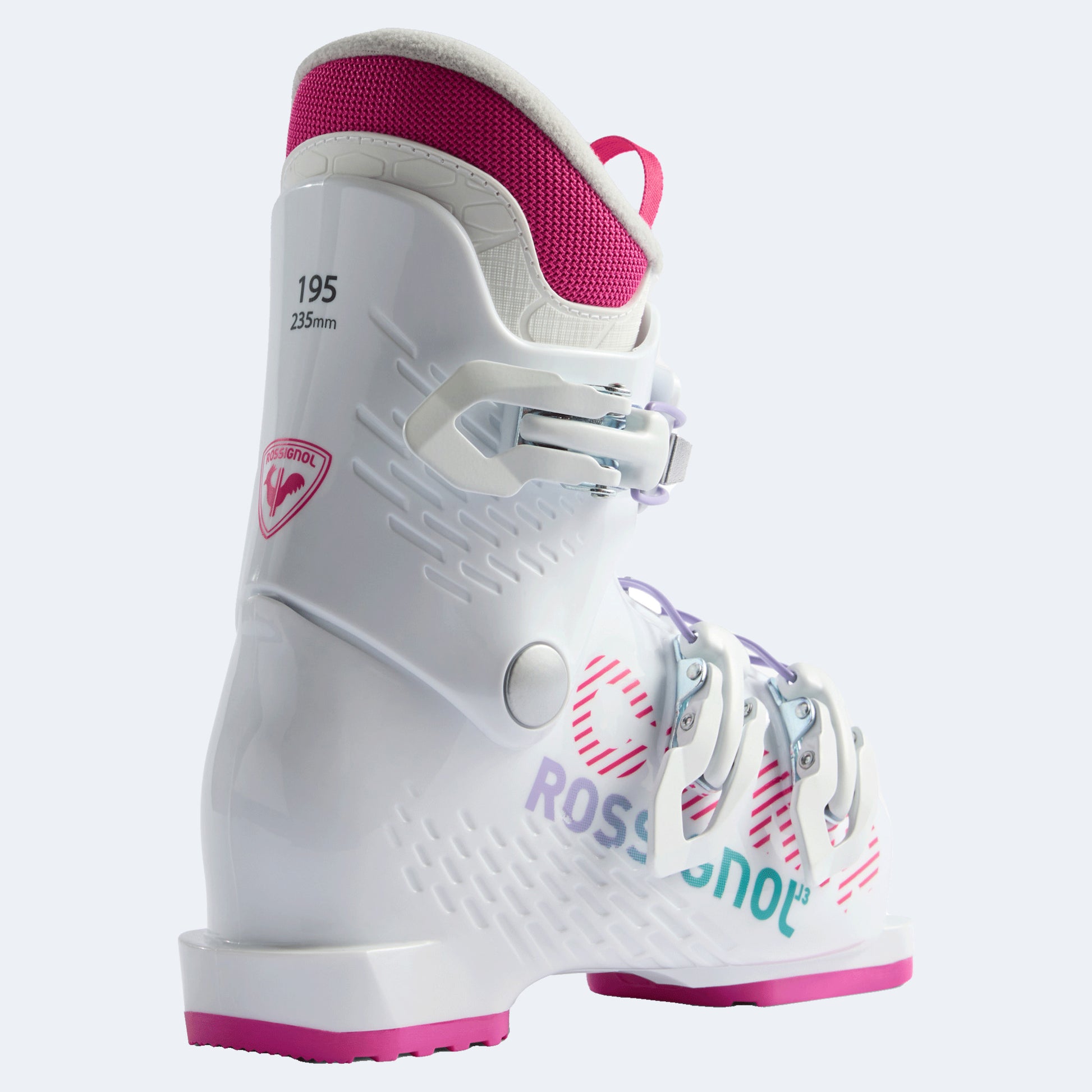 2027 Rossignol Comp J3 White Junior Ski Boots