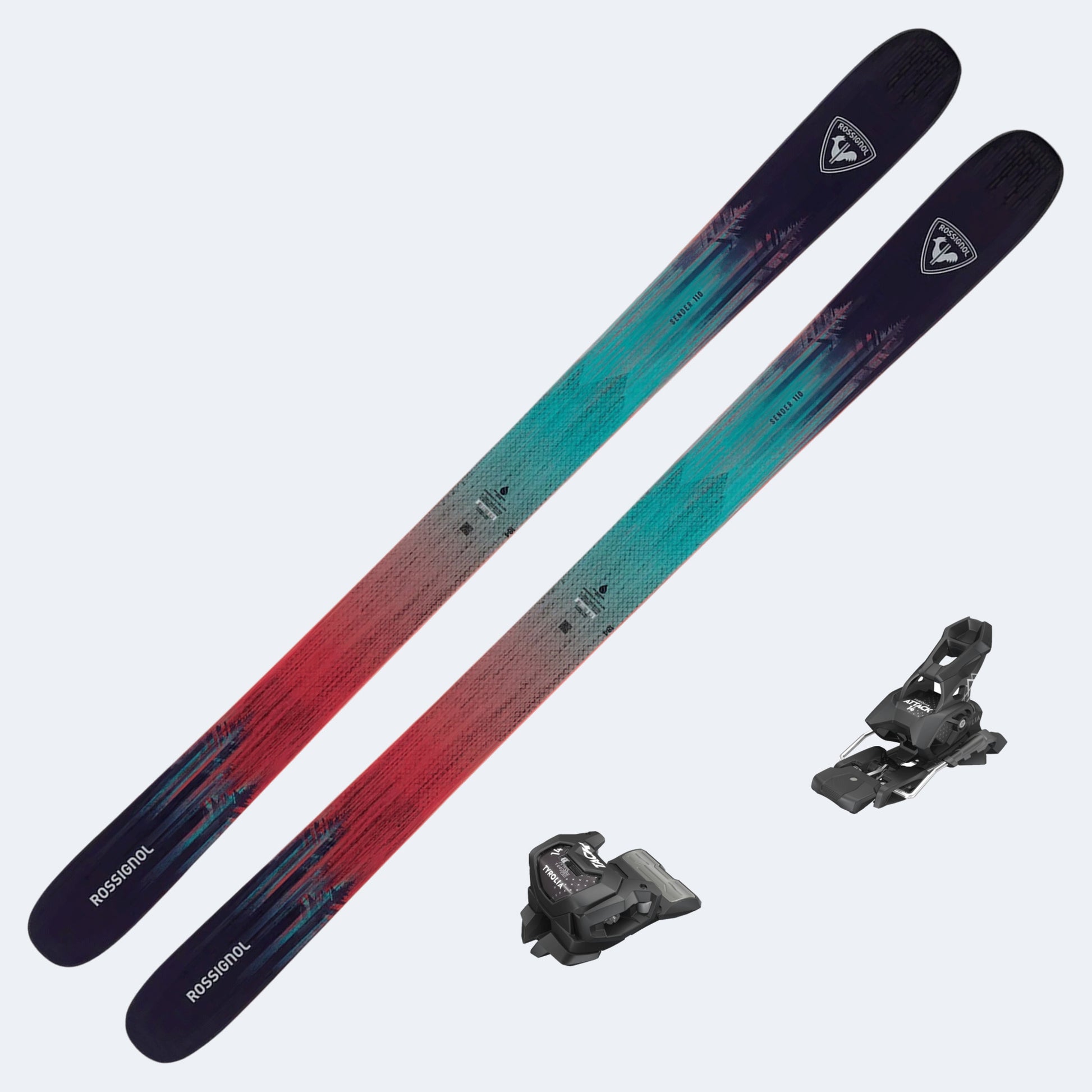 2027 Rossignol Sender 110 Open Skis with Tyrolia Attack 14 GW Bindings