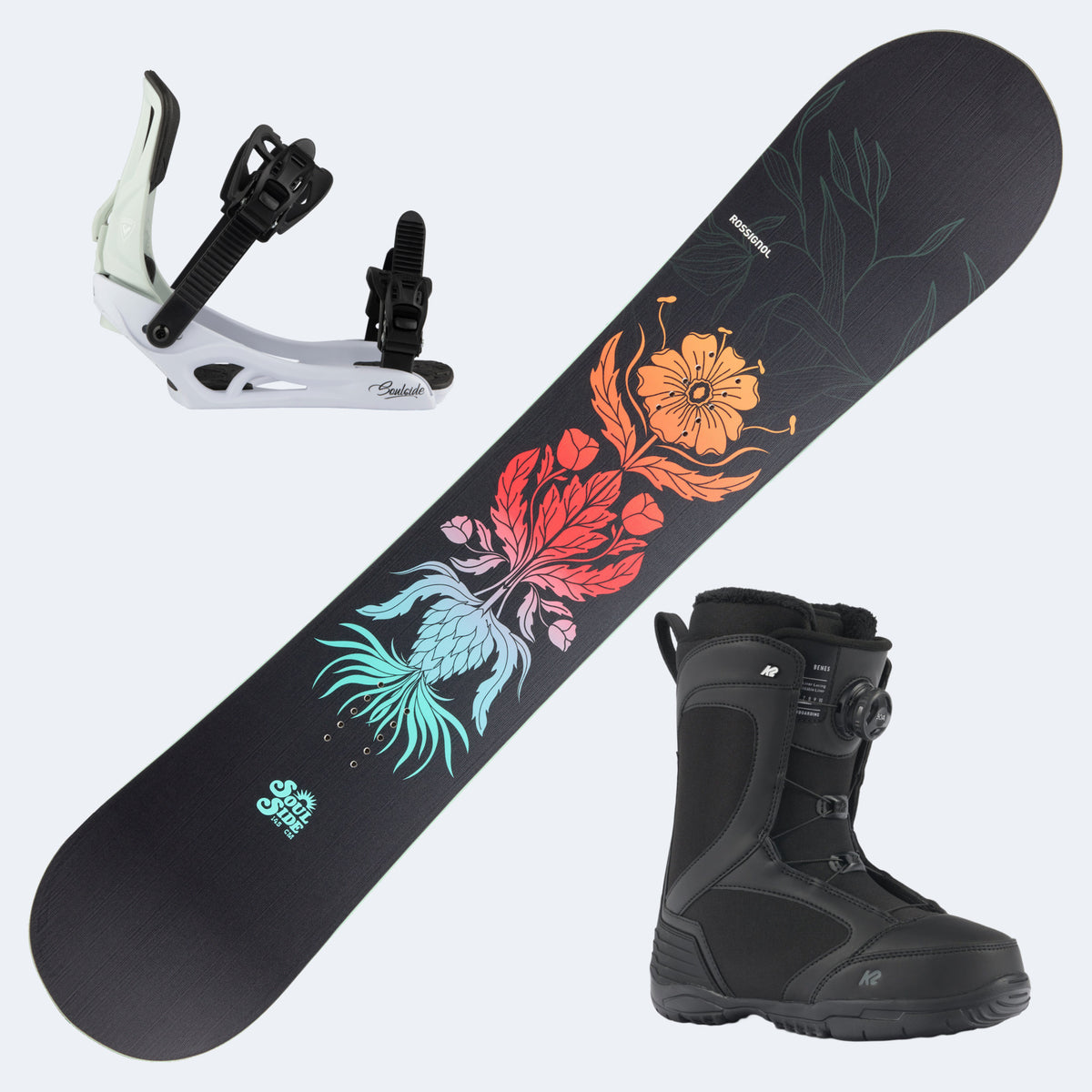2027 Rossignol Women's Snowboard with K2  Boots and Bindings