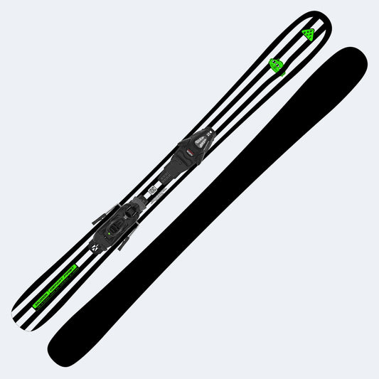 2027 Salomon Depart First Jr Skis W/ C5 GW Bindings