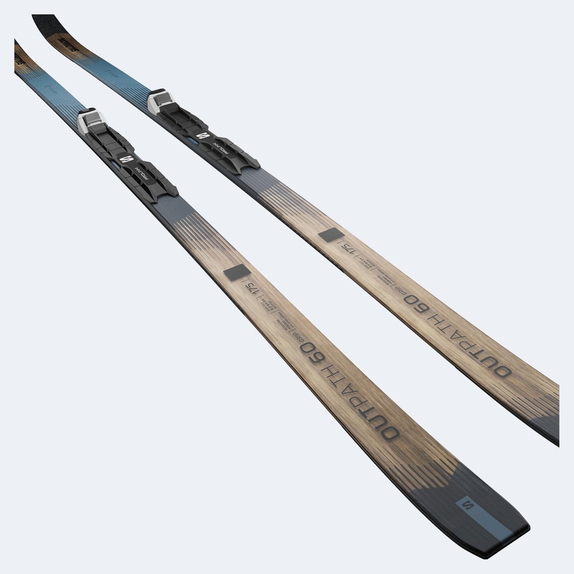 2027 Salomon Outpath 60 Grip Cross Country Skis W/ Prolink Bindings