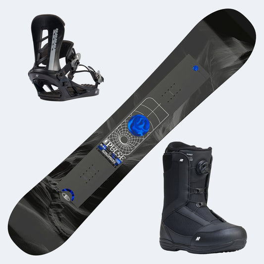2027 Salomon Snowboard with K2  Boots and Bindings