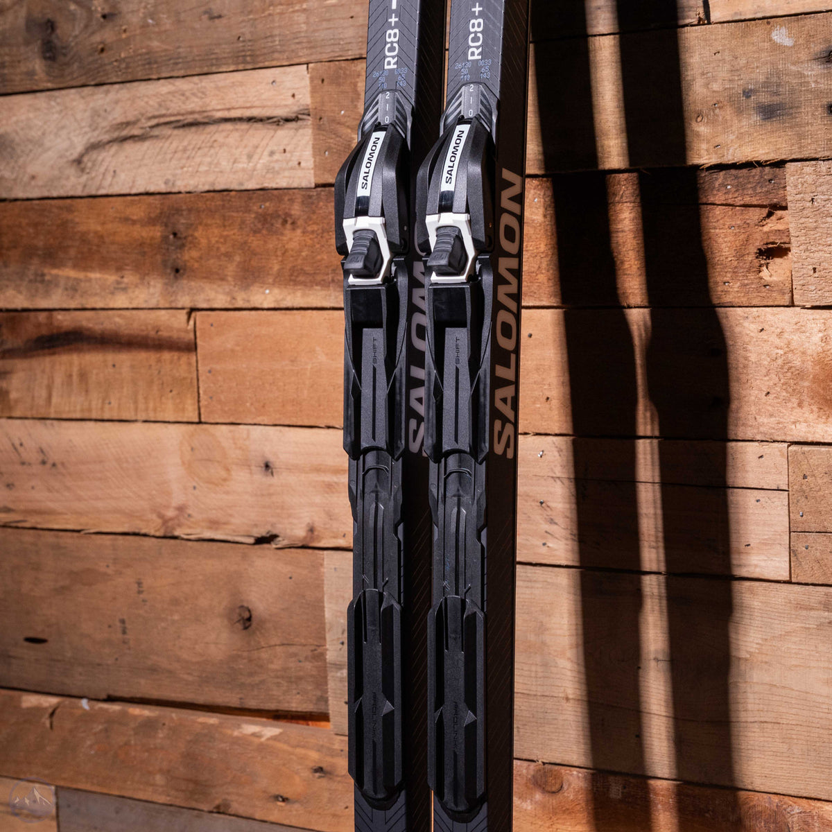2027 Salomon RC8+ eSkin Skis with Salomon RC7 Prolink Boots and Poles