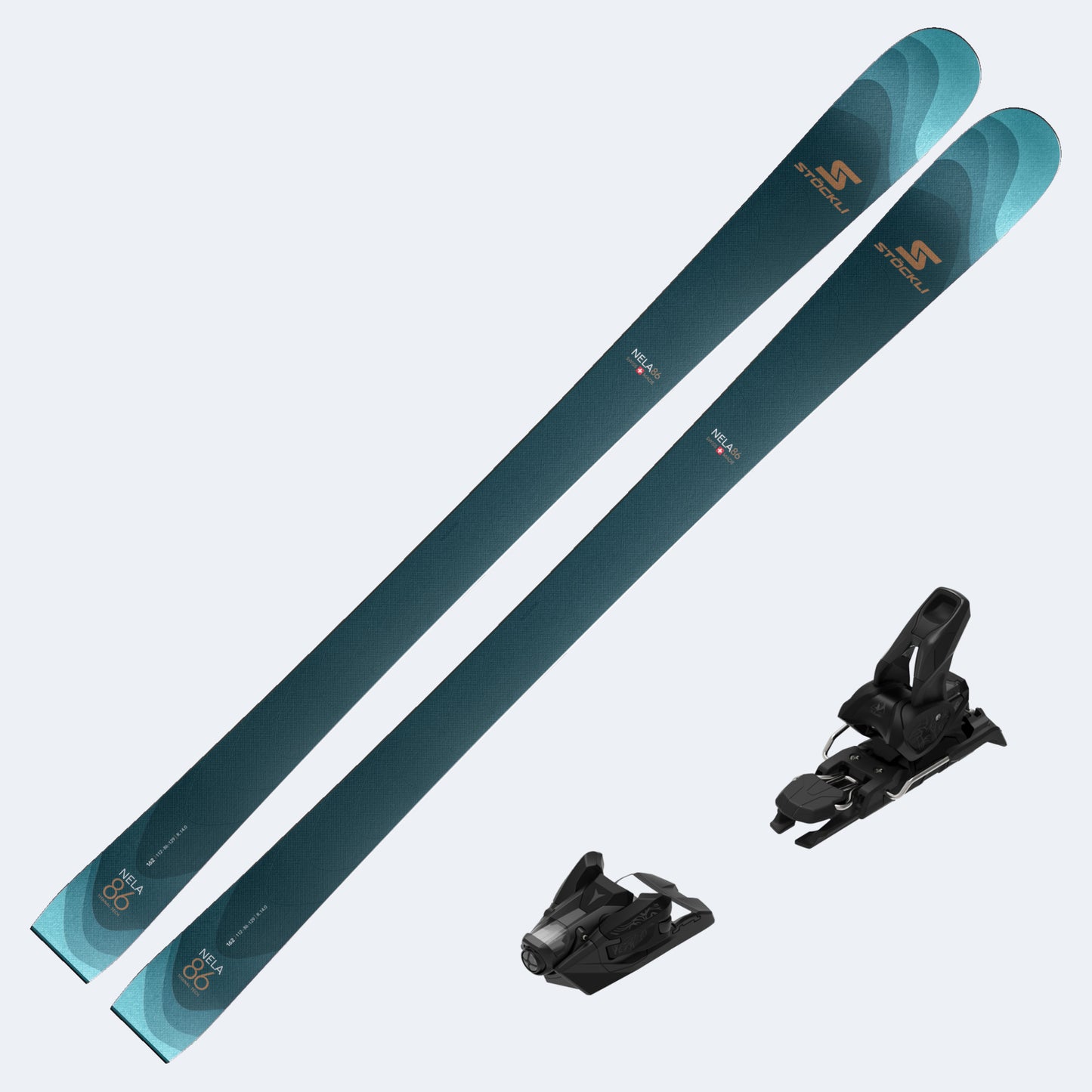 2027 Stockli Nela 86 Skis with Atomic undefined Bindings