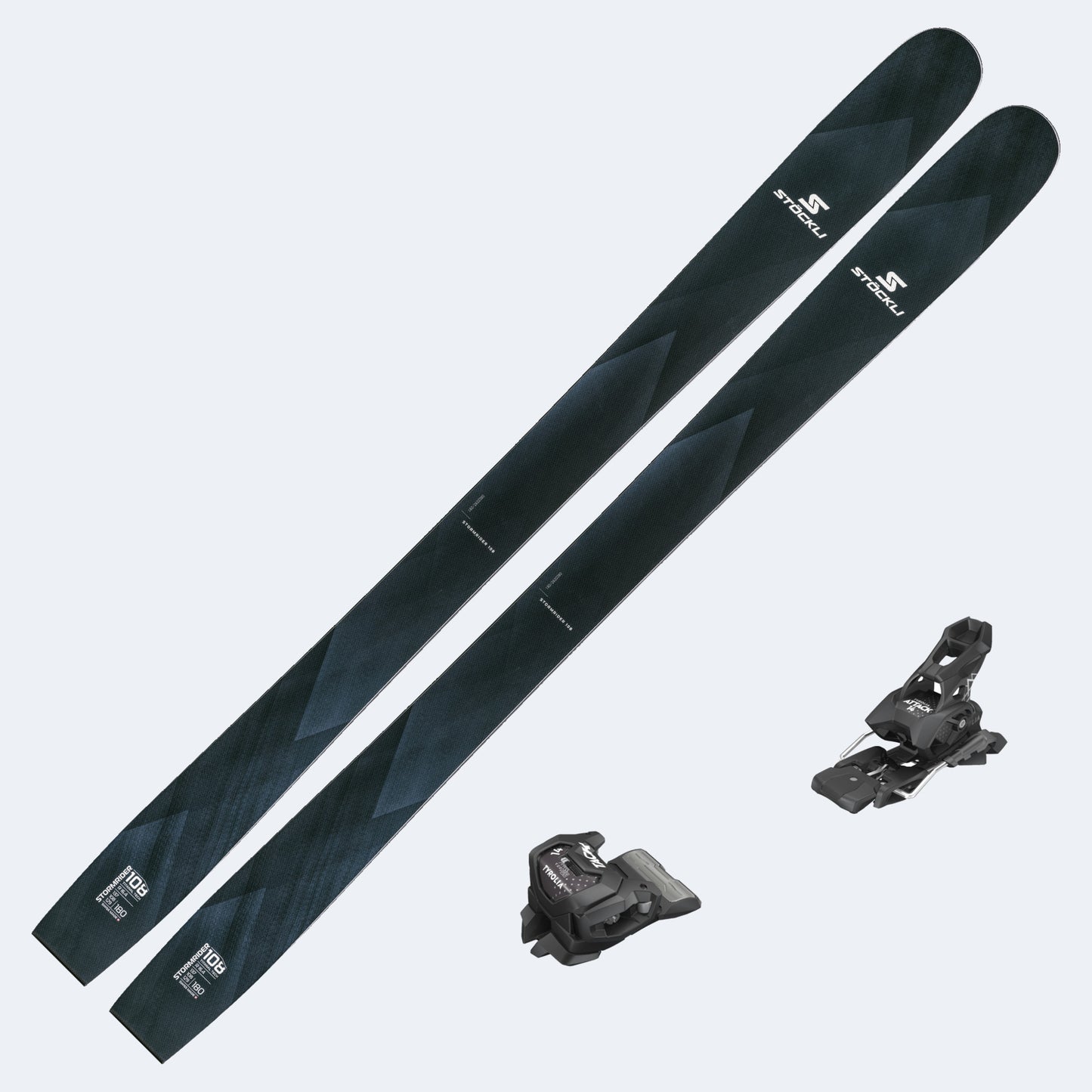 2027 Stockli Stormrider 108 Skis with Tyrolia Attack 14 GW Bindings