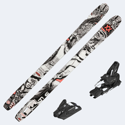 2027 Volkl Revolt 114 Skis with Salomon Strive 14 GW Bindings