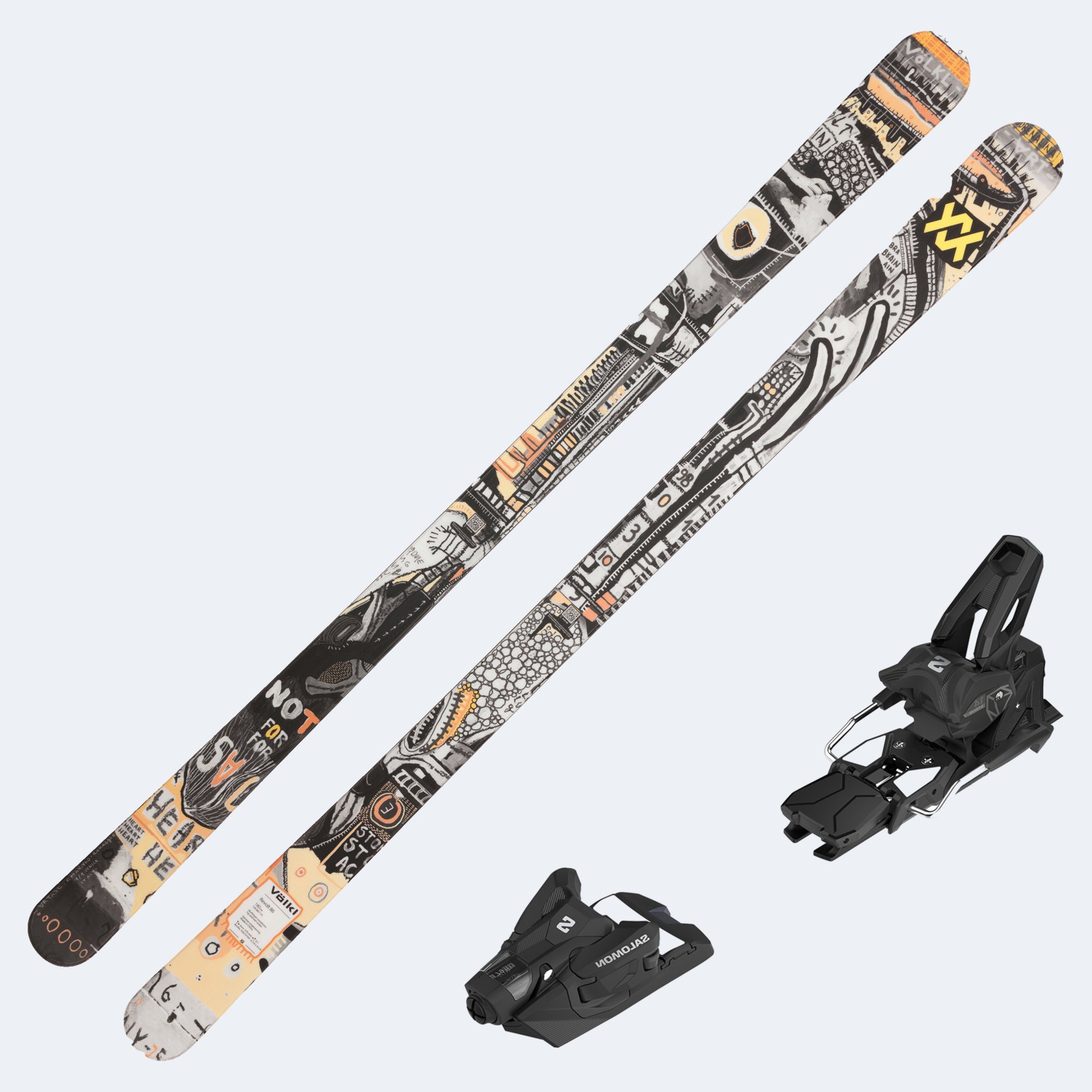 2027 Volkl Revolt 86 Skis with Salomon Strive 14 GW Bindings