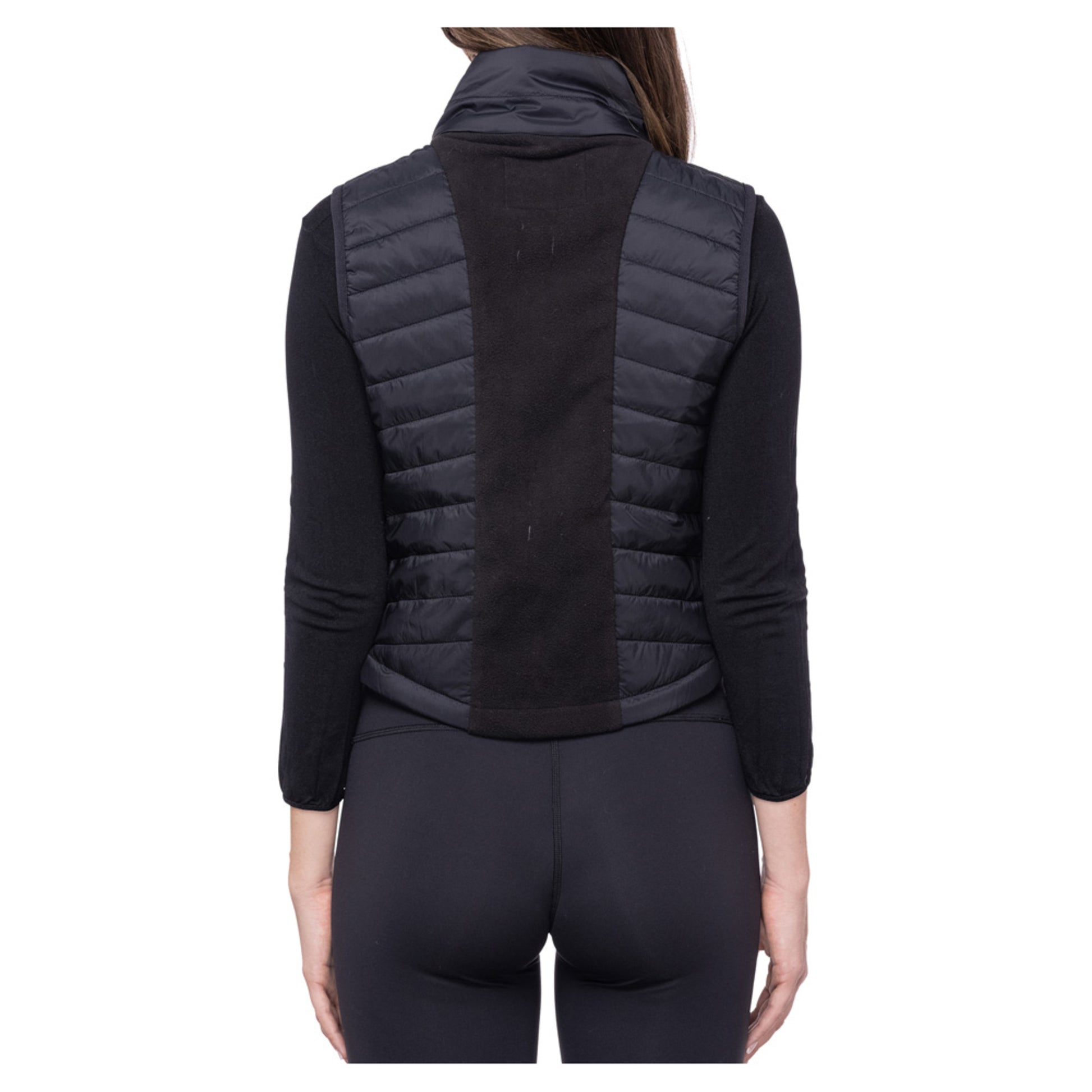 686 50/50 Crop Women's Vest - BLACK - L