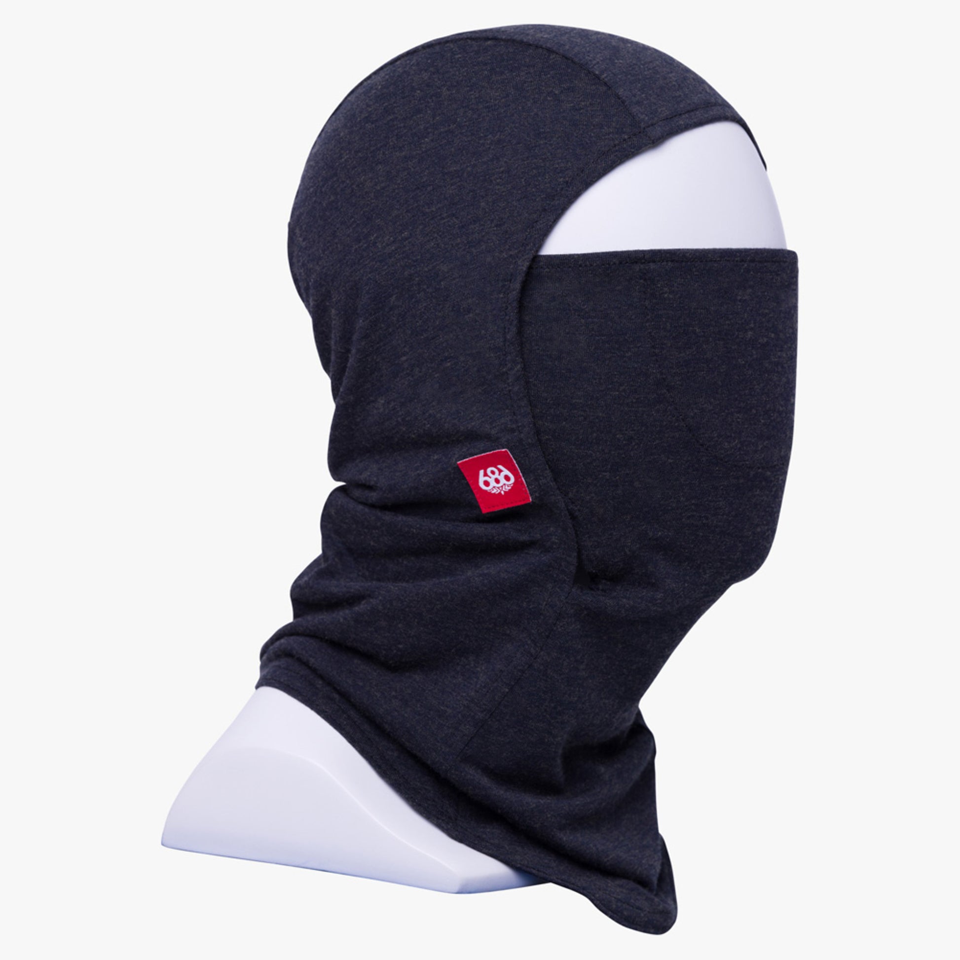 686 Deluxe Hinged Merino Balaclava - Black Heather
