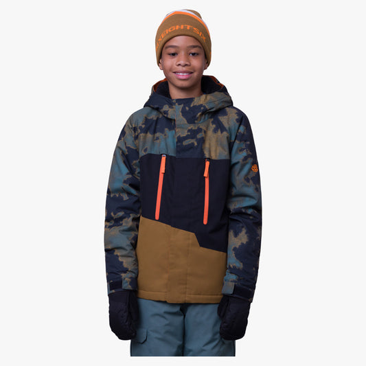 686 Geo Insulated Boy's Jacket - Breen Nebula - XL