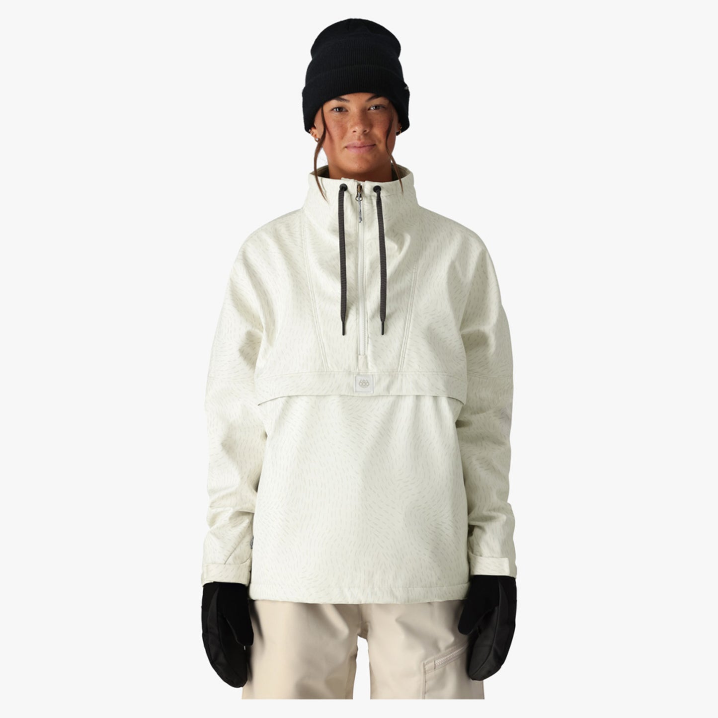 686 Women's Waterproof Anorak - White Swirl - XL