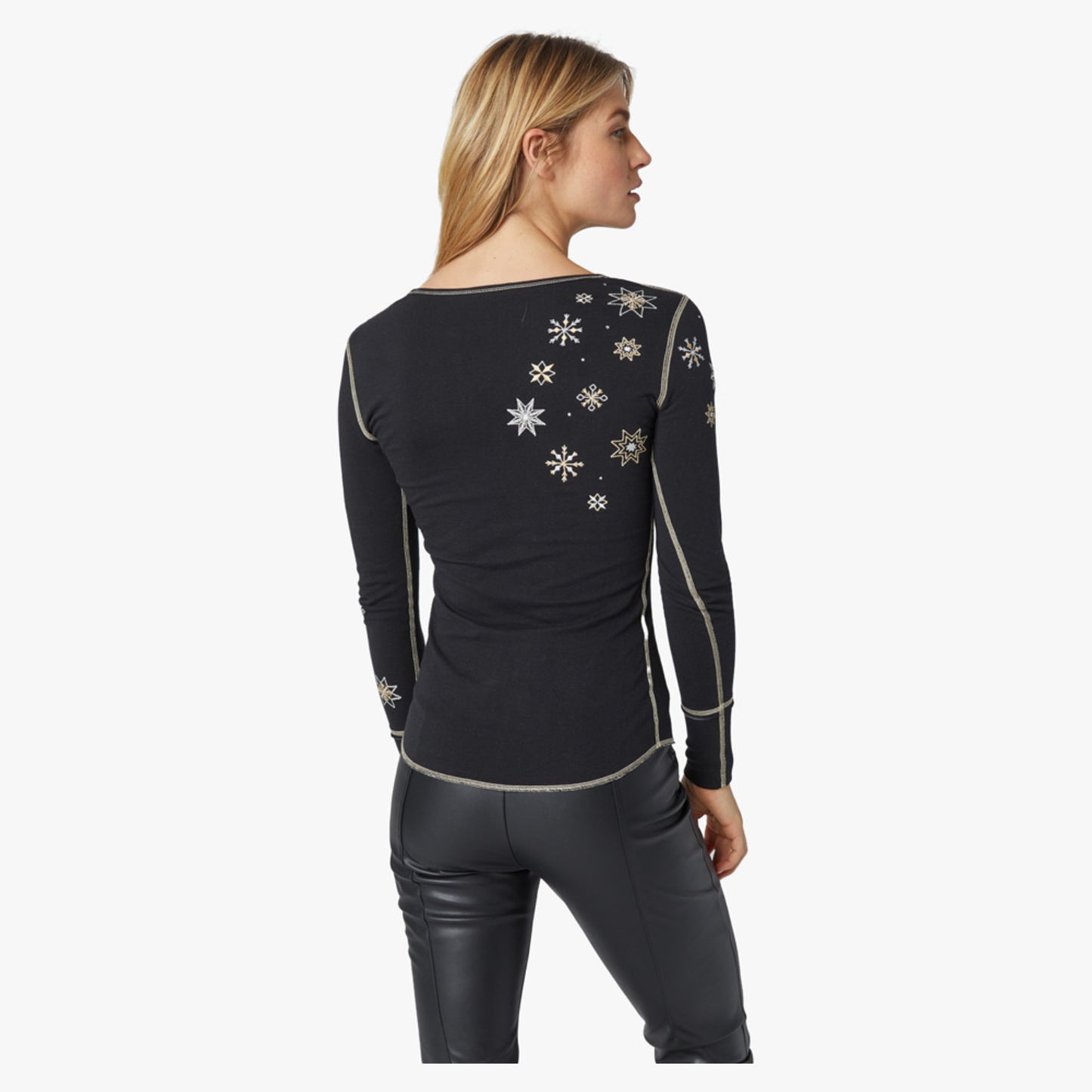 Alp-N-Rock Estee Women's Henley Shirt - Black - XL