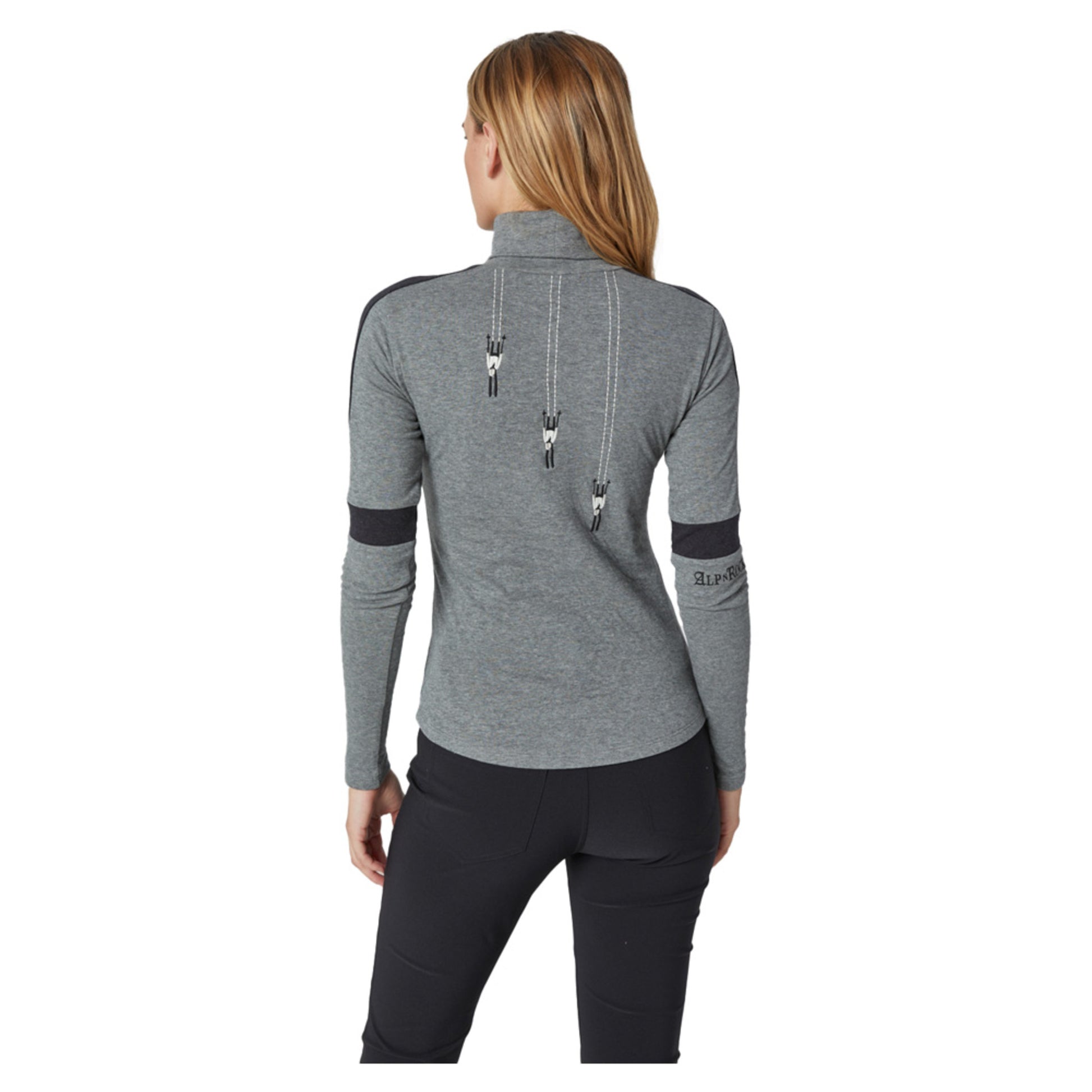 Alp-N-Rock Jonah Women's Turtle Neck Shirt - HEATHER GREY - XL