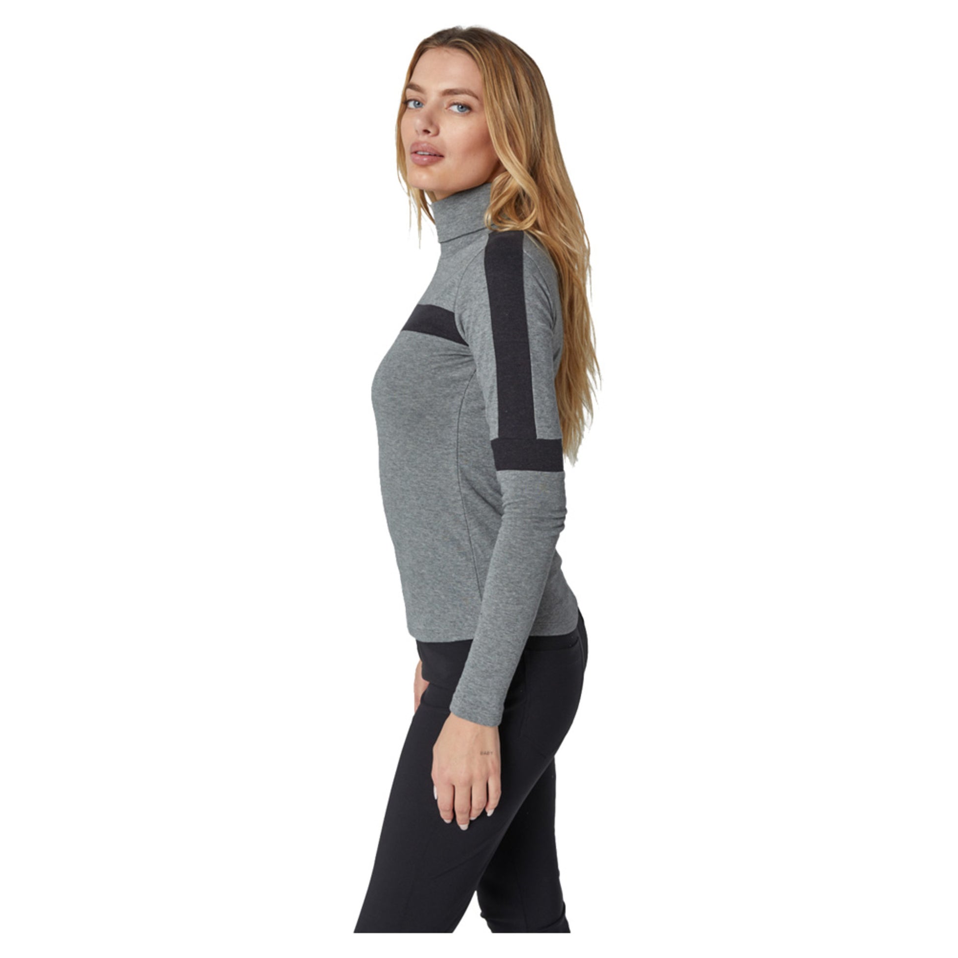 Alp-N-Rock Jonah Women's Turtle Neck Shirt - HEATHER GREY - XL