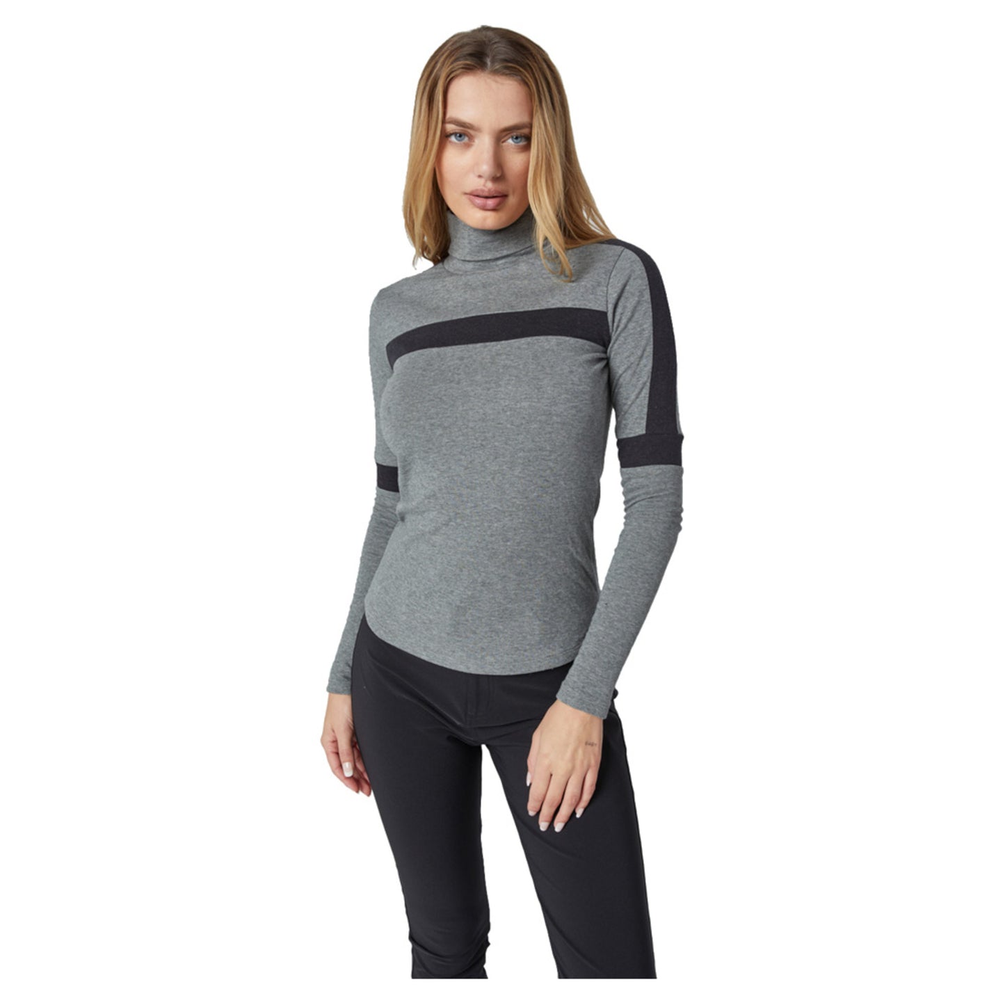 Alp-N-Rock Jonah Women's Turtle Neck Shirt - HEATHER GREY - XL
