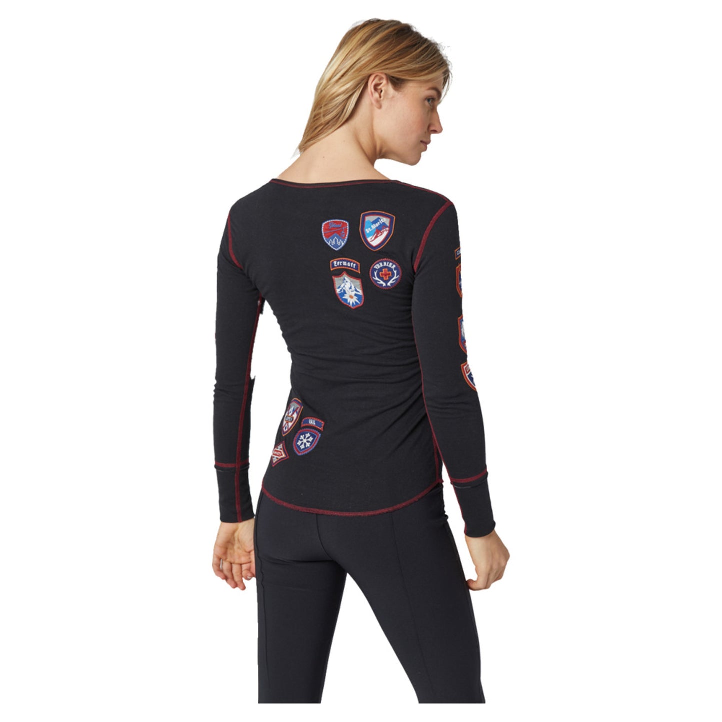 Alp-N-Rock Ski the World Henley Shirt - BLACK - XL