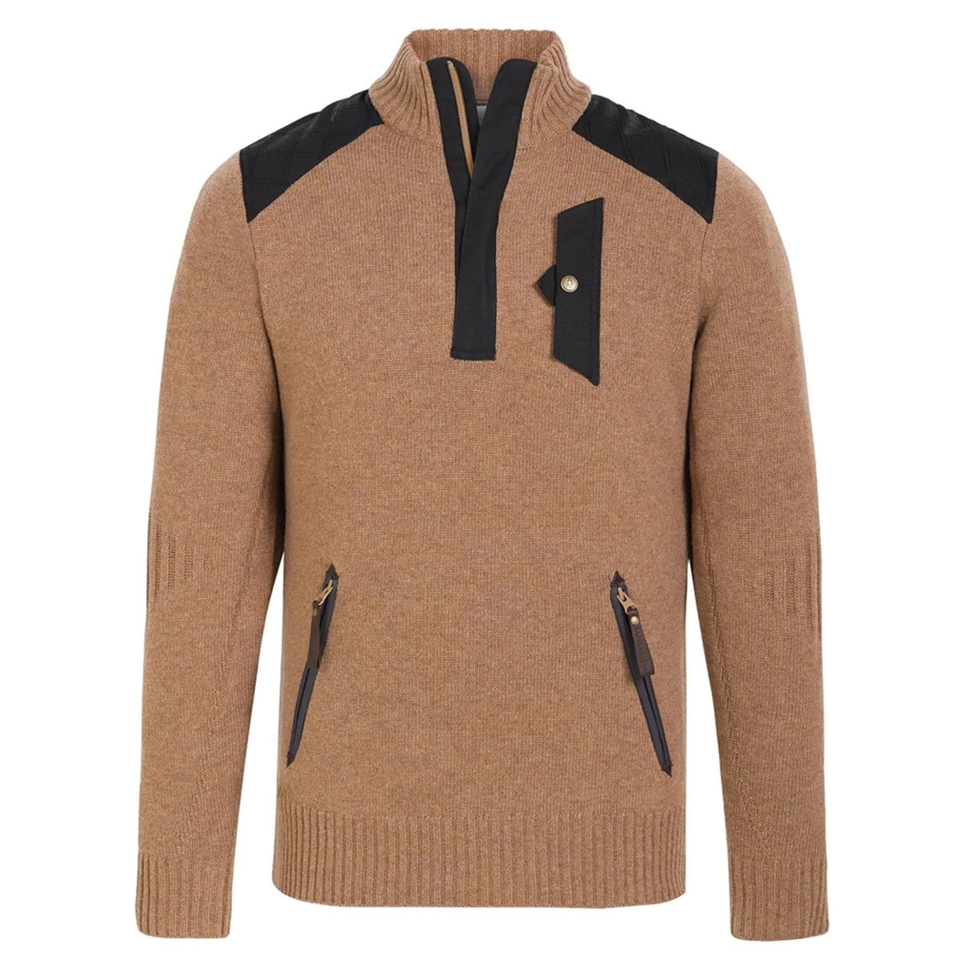 Alps & Meters Alpine Guide Men's Sweater - CAMEL - L