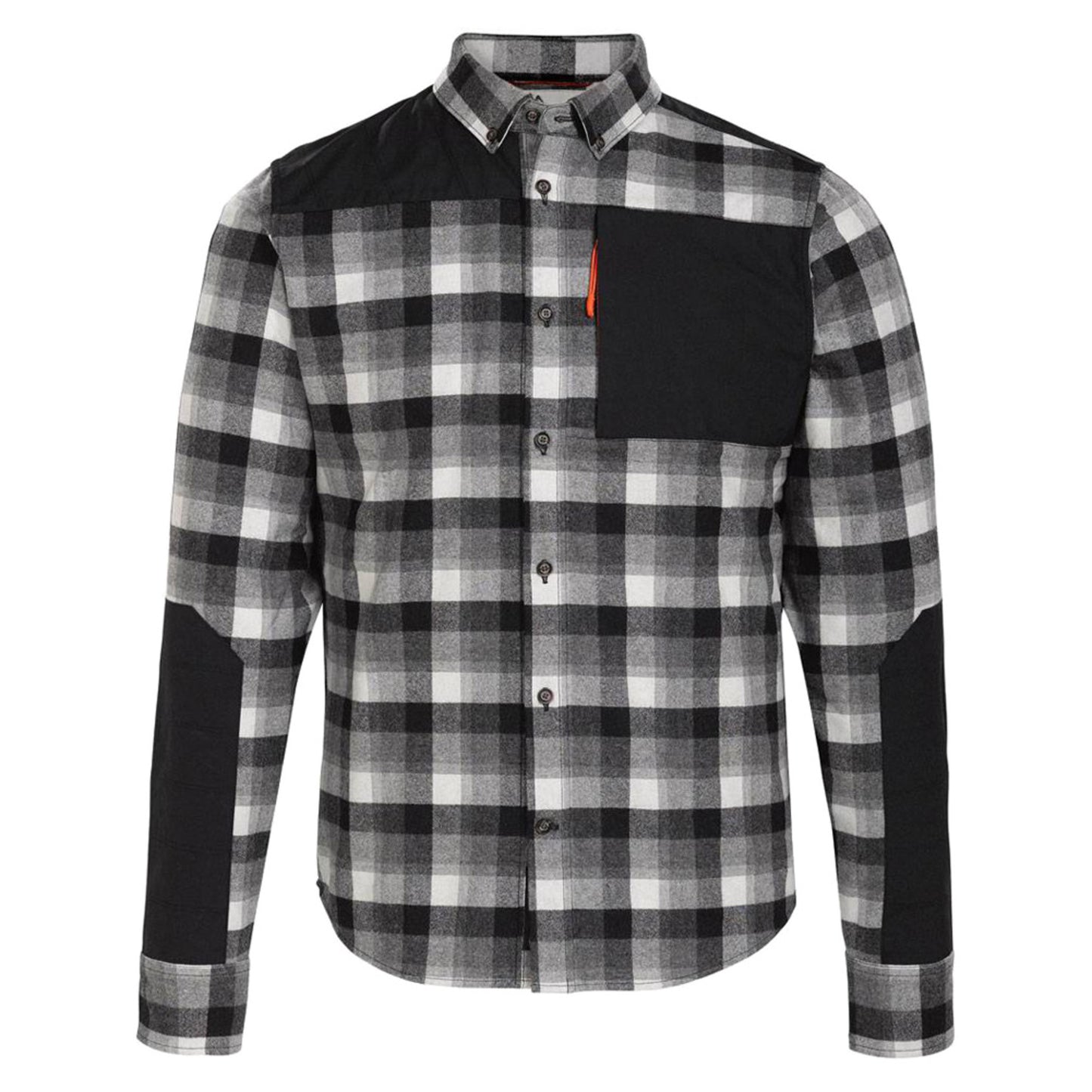 Alps & Meters Touring Men's Flannel - GREY PLAID - S