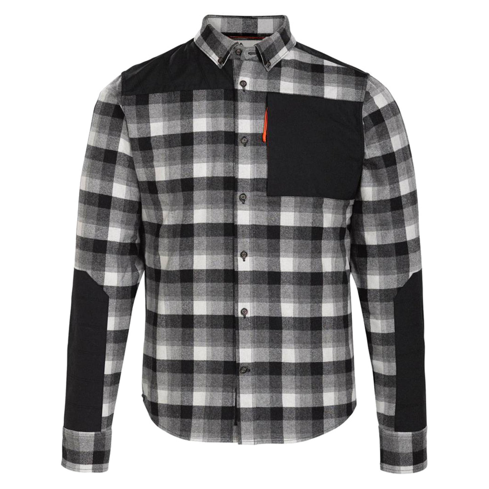 Alps & Meters Touring Men's Flannel - GREY PLAID - S