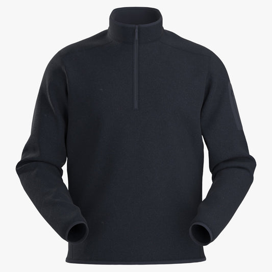 Arc'teryx Covert Men's 1/2 Zip - Black Sapphire Heather - XXL