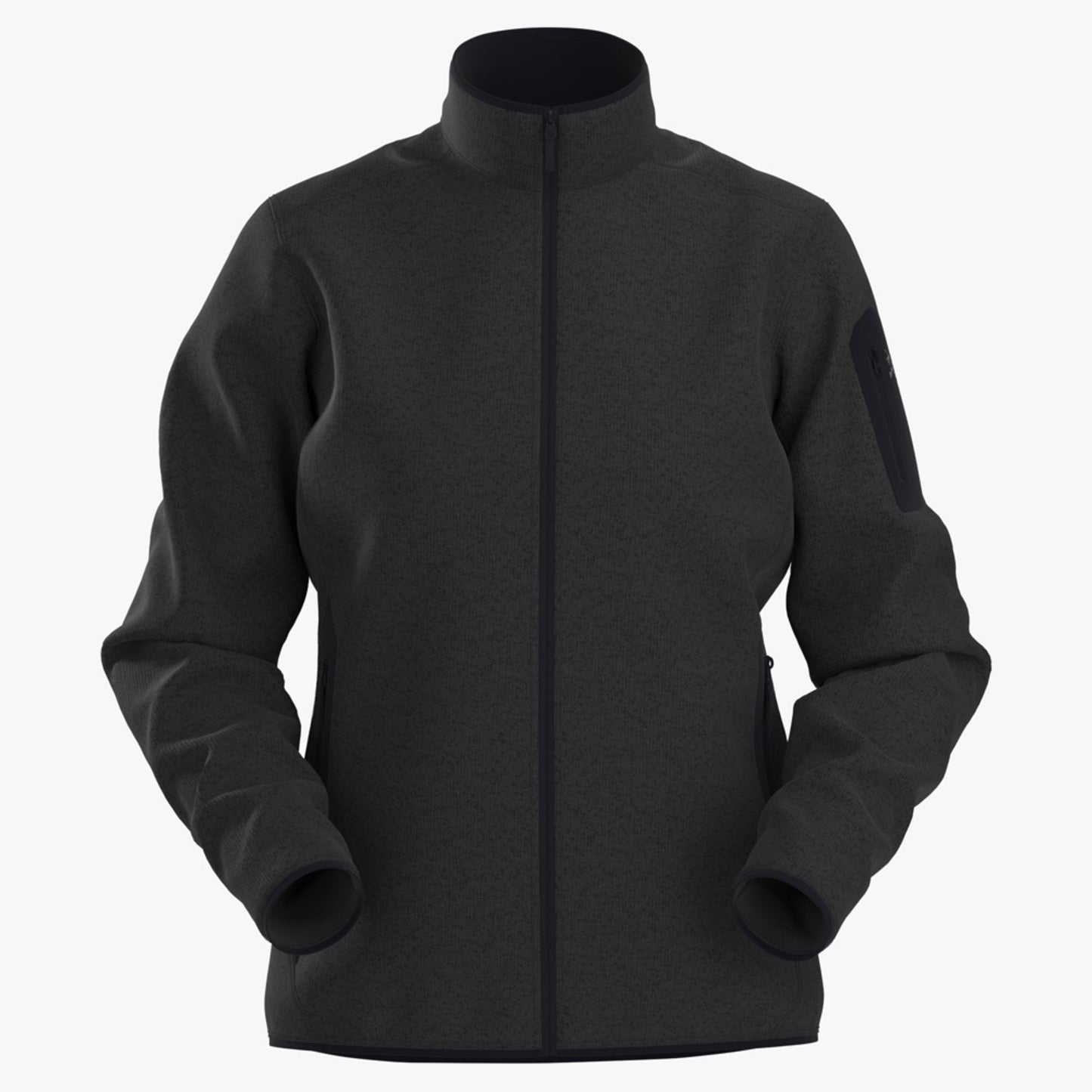 Arc'teryx Covert Women's Cardigan - Black Heather II - XXL