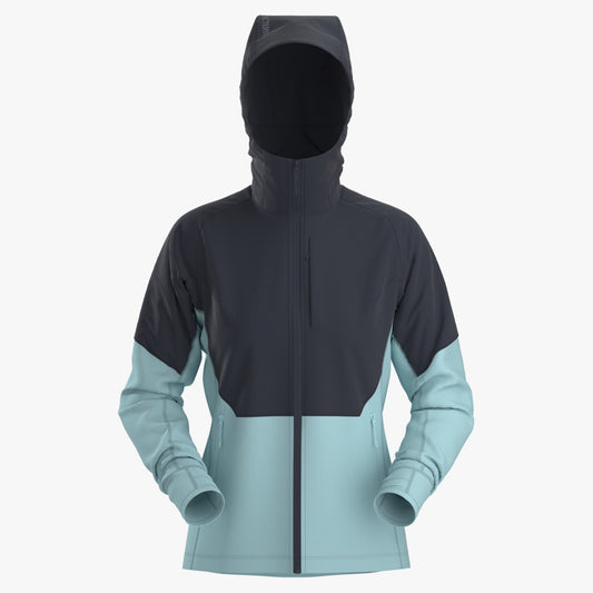 Arc'teryx Delta Hybrid Women's Hoody - Glissade/Black Sapphire - XXL