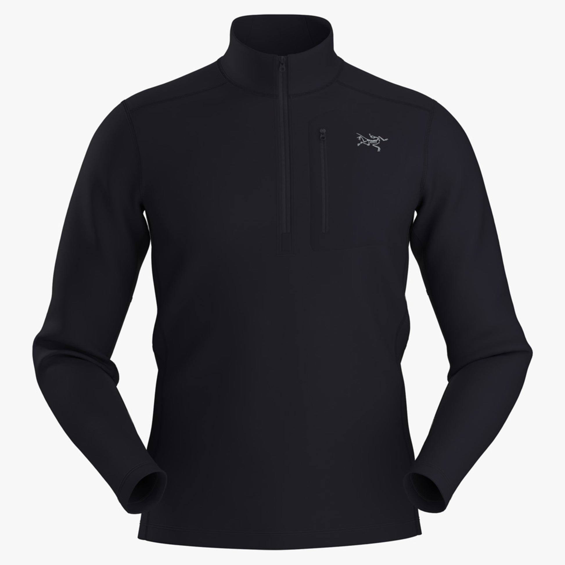 Arc'teryx Rho Heavyweight Men's Zip Neck - Black - XXL