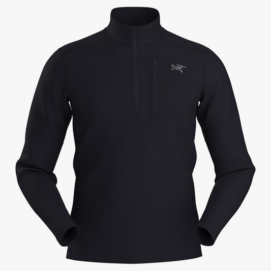 Arc'teryx Rho Heavyweight Men's Zip Neck - Black - XXL