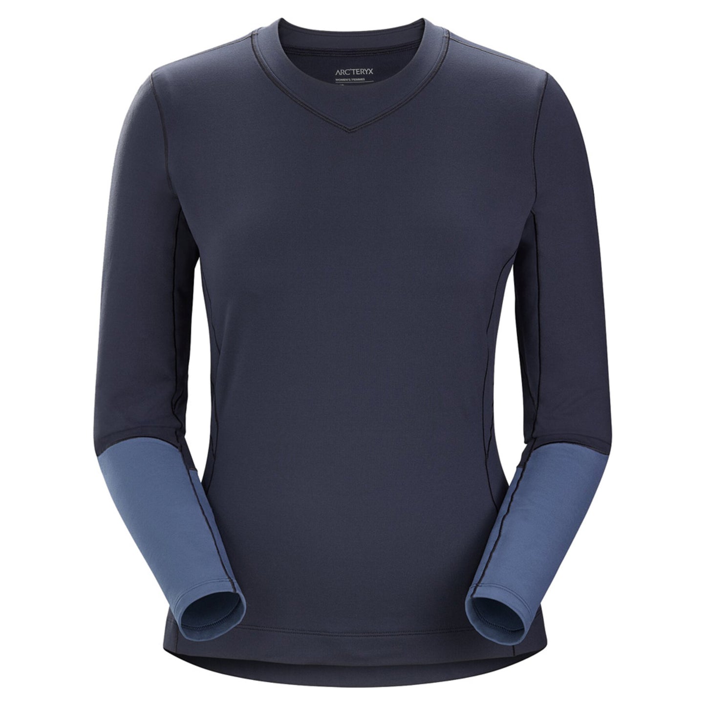 Arc'teryx Rho LT Longsleeve Women's Crew - BLACK SAPHIRE_M - XS