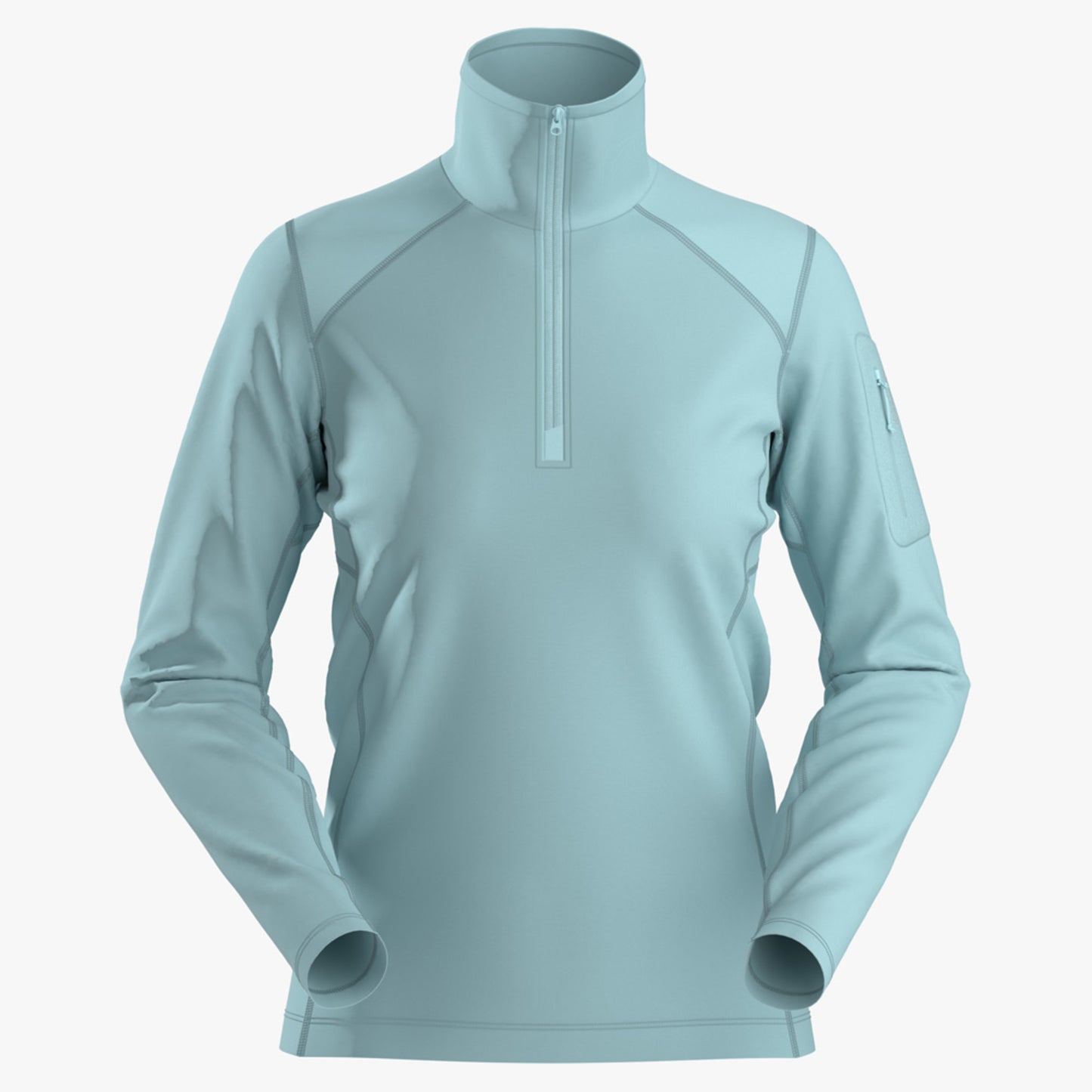 Arc'teryx Rho Women's Zip Neck - Glissade - XXL
